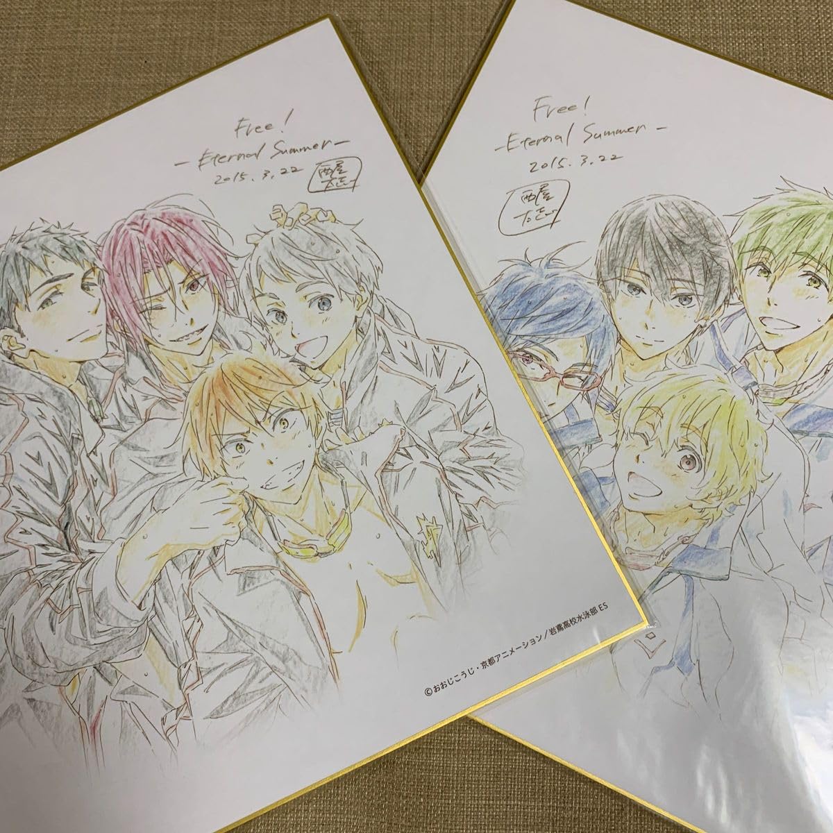 Free!-Eternal Summer- 複製原画色紙アルバム ポストカード Free!-Eternal Summer- 複製原画色紙アルバム ポストカード Free
